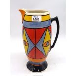 An Old Ellgreave Lorna Bailey "Egyptian" Jug, limited edition no. 119/200, 12" tall.