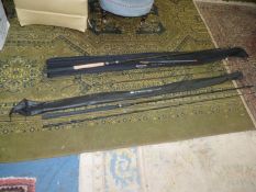 Two fishing rods including; Ron Thompson Pro Barbel 12ft rod with spare tips and bag,