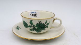 A Vienna cup and saucer 1950's