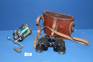 A pair of WWII British binoculars by A.