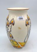 A Masons 'Art Nouveau' pattern vase, boxed, 10 1/4" tall.