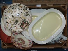 A quantity of miscellaneous china including Grimwades serving Platter,