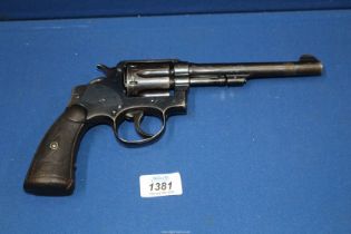 A Spanish Orbea Y Cia SenC..Eibar Cal 38 Largo .38 calibre Revolver Serial No. E5443.