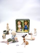 A small quantity of Flapper Girl figures,