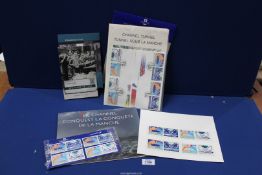 GPO 'Channel Tunnel' pack: history and postal items (1 x plastic folder).