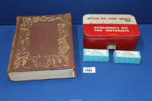 A 1946 limited edition no 93/200 Book of The Horse and a British Red Cross Society Motorist kit.