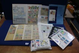 'Aviation' stamps and covers in stock books and on sheets.