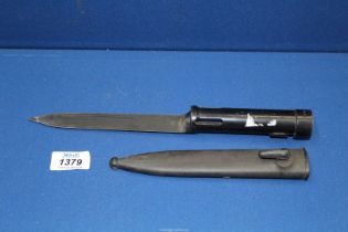 A FN Argentinian Bayonet and scabbard from Falklands.
