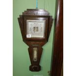 An Art Deco Barometer, 22" tall.