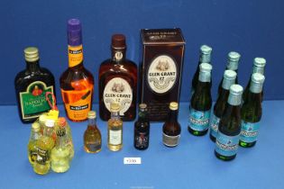A quantity of unopened bottles of alcohol, including Glen Grant 75cl, two Scotch Whiskey,