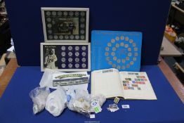 A 1970 Esso 'World Cup' coin collection, 1969 Shell 'Man in Flight' coin collection,