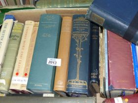 A box of hardback Books including North West Frontier by Arthur Swinson, Manual for interior Souls,