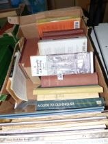 A box of Books including Meetings with Remarekable Manuscripts by Christopher De Hamel,