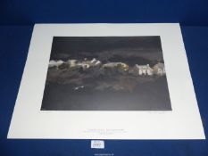 John Knapp-Fisher [1931-2025] unframed Limited edition Print of Ty Newydd, St David's,