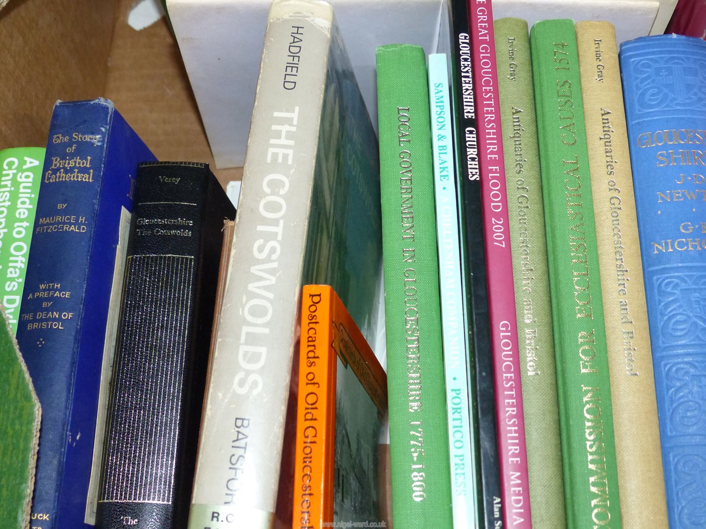 A box of Books dealing with Gloucestershire, Bristol and The Cotswolds, - Image 2 of 5