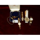 A quantity of ladies wristwatches including Sekonda, Rotary, Seiko etc.