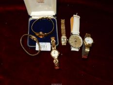 A quantity of ladies wristwatches including Sekonda, Rotary, Seiko etc.