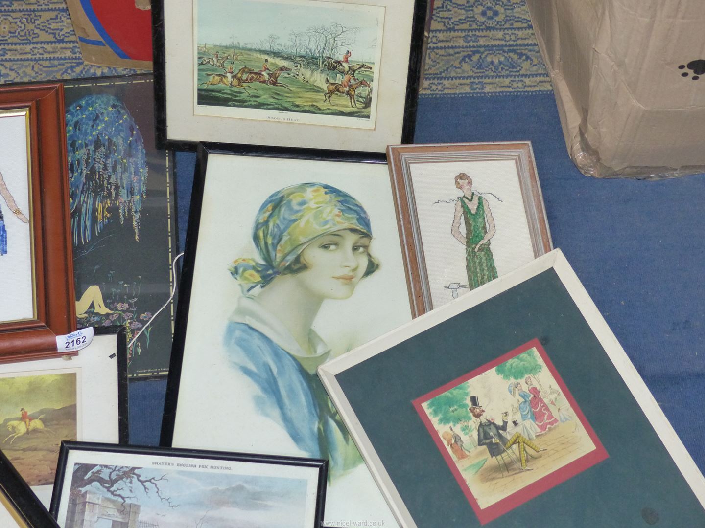 A quantity of prints to include Nunney "Friends in Need", "We three Kings", Shayers Hunting prints, - Image 4 of 4