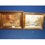 A small gilt framed Limited Edition Print titled 'Moors of North Yorkshire', no: 211/500,