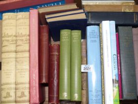 A box of Books including Two Volumes of The City of Cambridge,