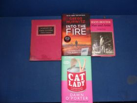 Four Books - Cat Lady by Dawn O'Porter (signed limited edition); Han's Hotter - Man and Artist;