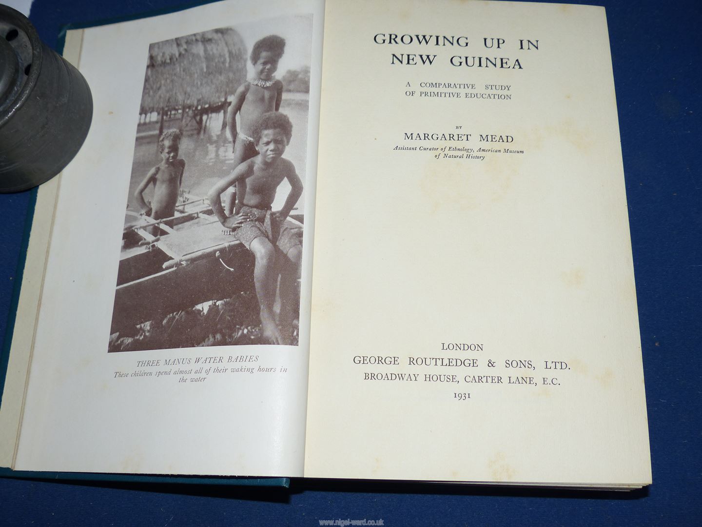 A first Edition copy of Growing Up in New Guinea by Margaret Mead, - Image 2 of 4