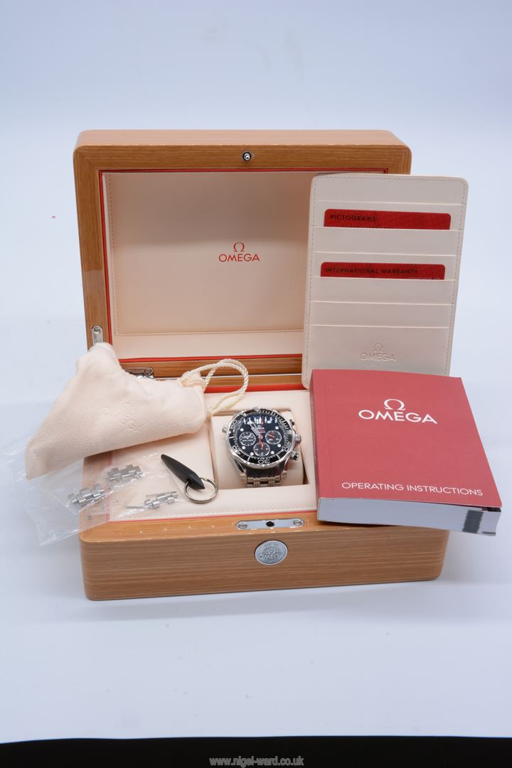 An impressive Omega Seamaster Professional Co-Axial Escapement Si14 Chronometer Wristwatch, - Image 5 of 6