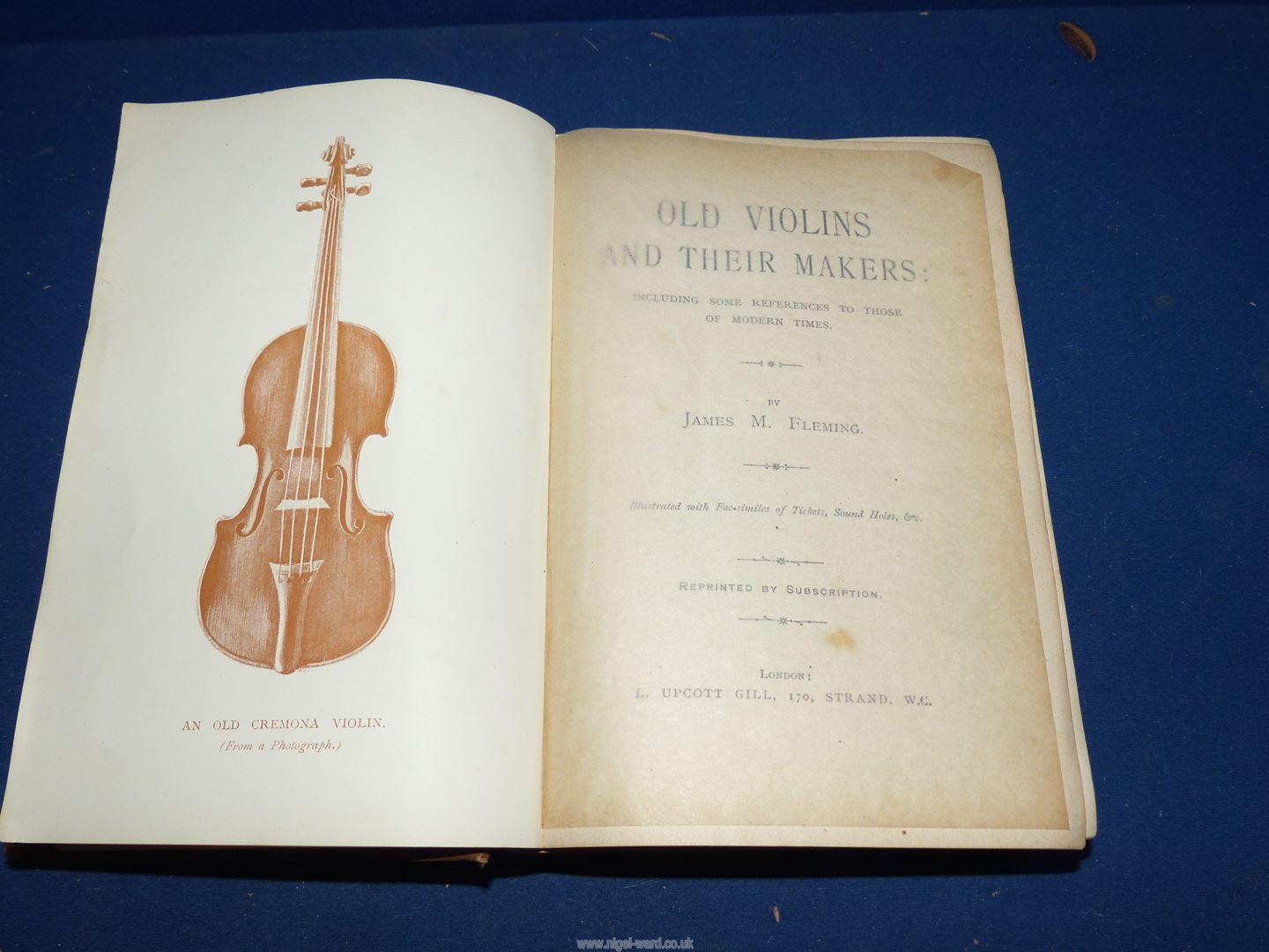 Old Violins and their Makers by James M. Fleming printed by L. Upcott Gill, 170 Strand W.C. - Image 2 of 5