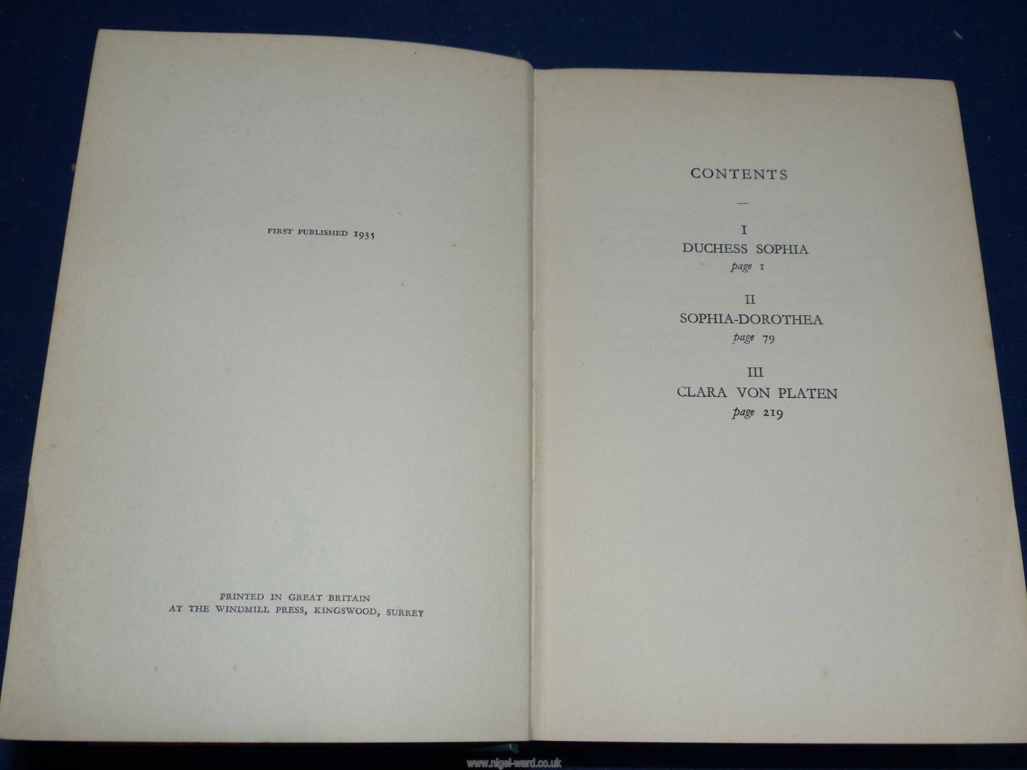 A first edition Copy of Saraband for Dead Lovers by Helen Simpson 1935 containing a letter to Mr. - Image 5 of 7