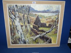 A Loch Torridon Impasto Painting on canvas, signed lower right A.M. MacBeth, approx. 69cm x 59cm.