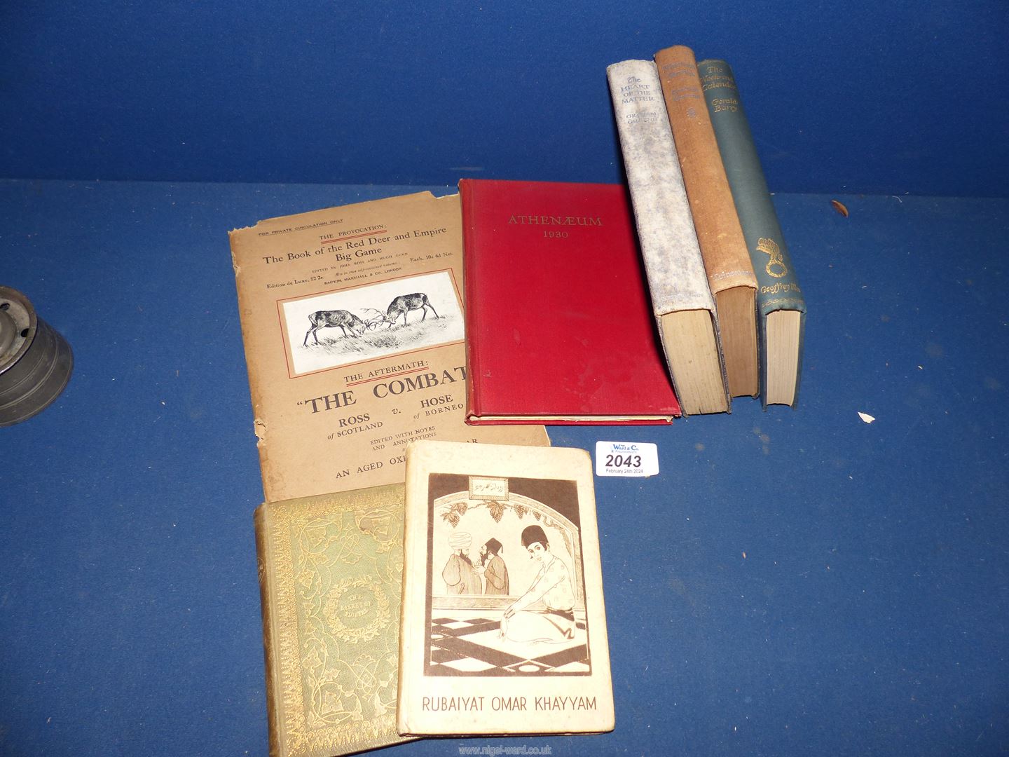A small quantity of books to include The Book of the Red Deer and Empire Big Game,