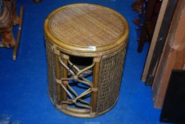 A Bamboo nest of two tables.
