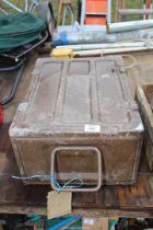 Military ammunition box.