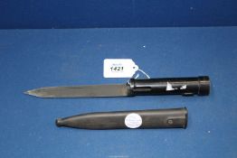 A FN Argentinean Bayonet and scabbard from Falklands.