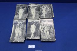 A quantity of assorted Postcards including outdoor nudes, etc., 5 1/2'' x 3 1/2''. (approx. 114).