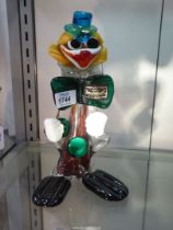 A Murano glass Clown.