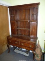 A dark Oak Dresser,