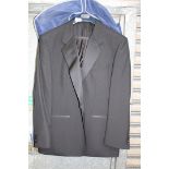 A "James Barry" gents black dinner suit, jacket size 46, trousers 40" waist, inside leg 29",