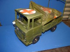 An Action Man ambulance lorry with stretcher a/f.