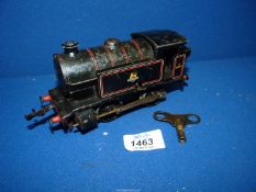 Hornby 'O' gauge Railway Collection - black clockwork tank engine no.