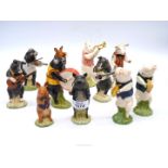 A Beswick "Pig Promenade" Band including John, Matthew, etc.