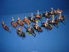 A quantity of lead Cavalry, some a/f.