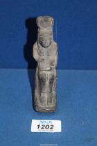 A terracotta figurine of Isis and Horus, Late Dynastic or Ptolemaic period,