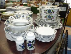 A good quantity of Midwinter dinner ware including dinner and breakfast plates, serving dishes, etc.