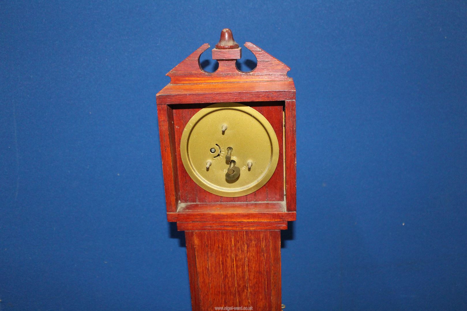 A miniature Grandfather clock, 23" tall. - Image 3 of 3