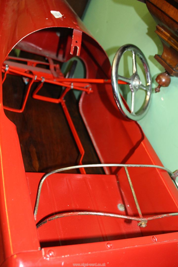 A child's red Pedal car, a/f. - Image 5 of 5