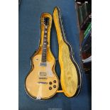 A circa 1969, rare Jedson Les Paul copy Guitar in superb condition, in hard case.