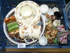 A quantity of china including Royal Doulton 'Bunnykins' cups, mug, etc.