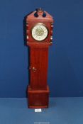 A miniature Grandfather clock, 23" tall.