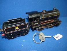 Hornby 'O' gauge Railway Collection - black clockwork small engine and tender no.